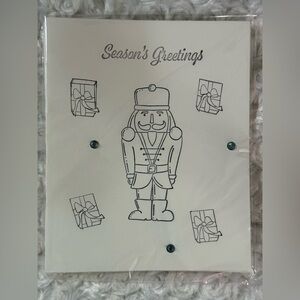 Season's Greetings Nutcracker Cards 6 per pack